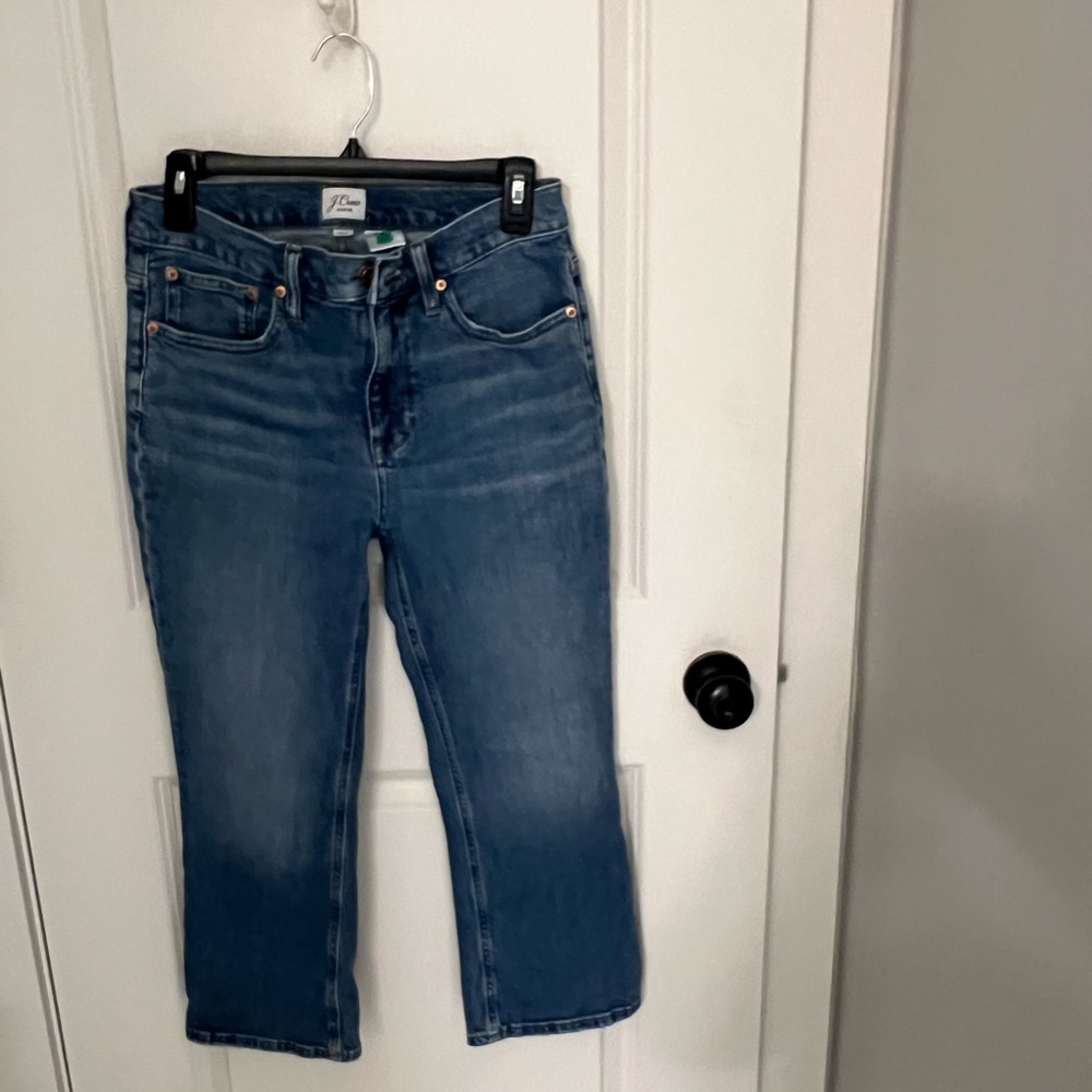 J  Crew Billie Demi  Boot Crop Jeans